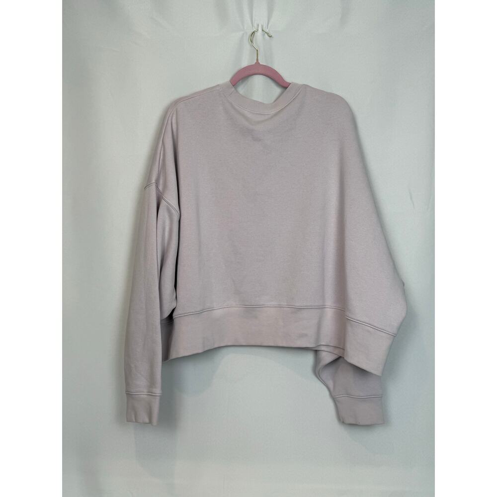 NWT Nike Phoenix Fleece Oversized Crewneck XL Lavender Platinum Violet - Picture 2 of 8